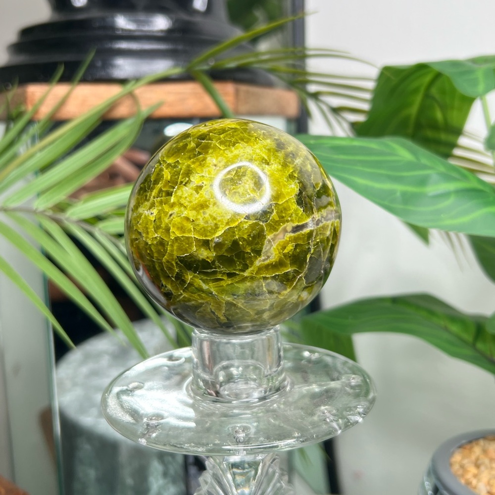 Green Opal Sphere- GOS1 - Picture 2 of 5